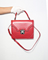 Crystal Flower Satchel, front view
